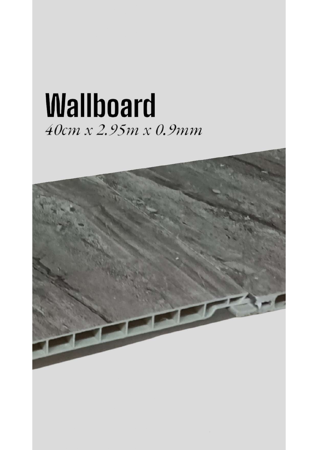 WALLBOARD PVC Uk 40cmx2,95m