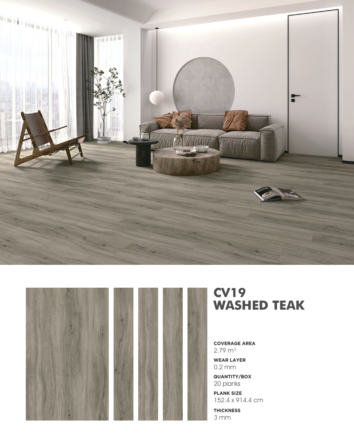 Vinyl Champion tebal 3mm 1 dus 2,79m2