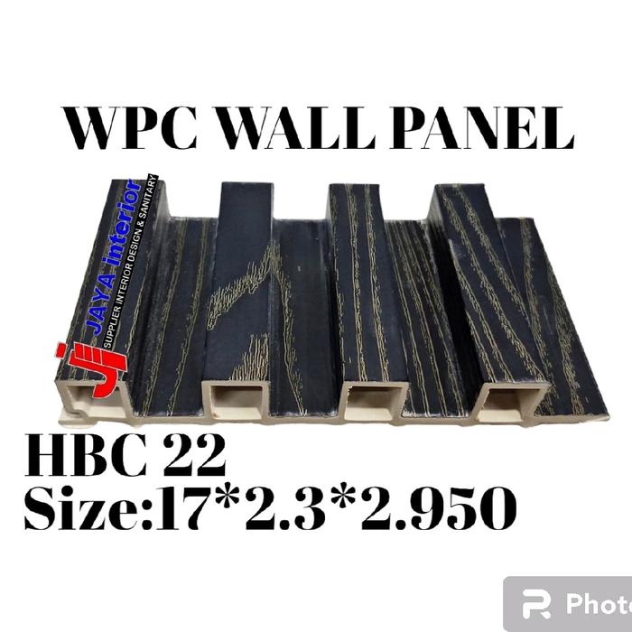 WPC Wallpanel HBC Uk 17cm x 2,9m Tebal 2,4