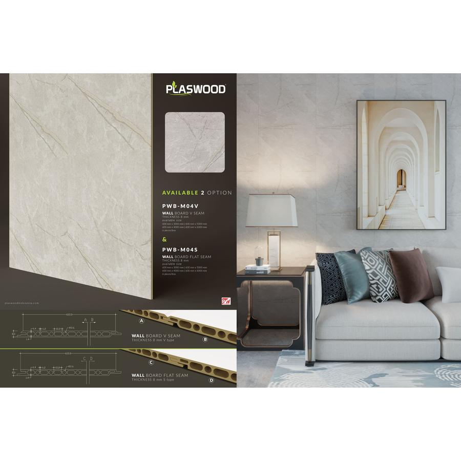 WALLBOARD PALASWOOD Uk 60cm x 3m