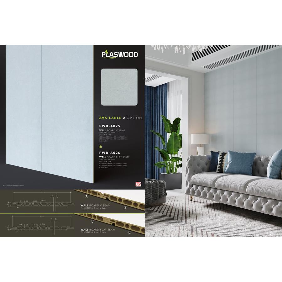 WALLBOARD PALASWOOD Uk 60cm x 3m