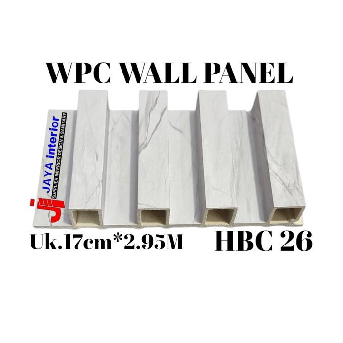WPC Wallpanel HBC Uk 17cm x 2,9m Tebal 2,4