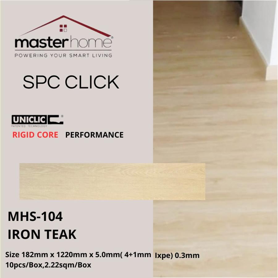 SPC CLICK MASTERHOME 1dus 10/plank 2,22m2